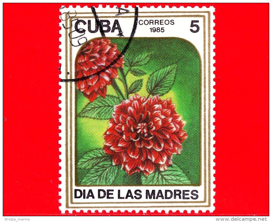 CUBA - 1985 - Fiori - Flowers - Fleurs - Festa Della Mamma - Dalia - Dahlia - 5 - Neufs