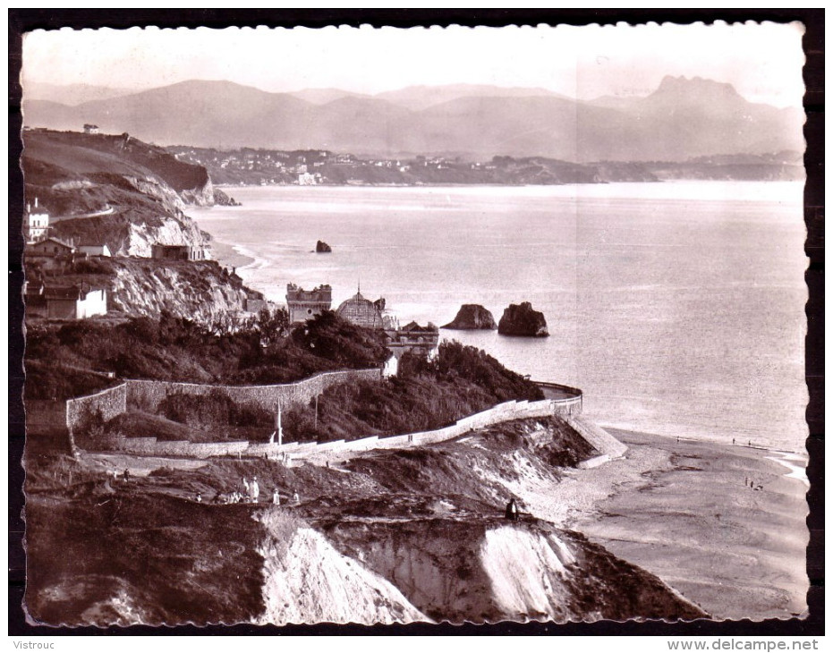 BIARRITZ - Fond Du Golfe De Gascogne Et Pyrénées - Circulé - Circulated - Gelaufen - 1951. - Biarritz