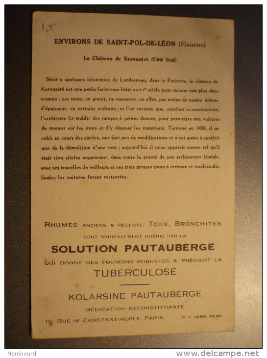 Solution Patauberge / Le Chateau De Kérouzéré Environs De Saint Pol De Léon - Autres & Non Classés