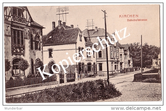 Kirchen Bahnhofstrasse  1912  (z1431) - Kirchen