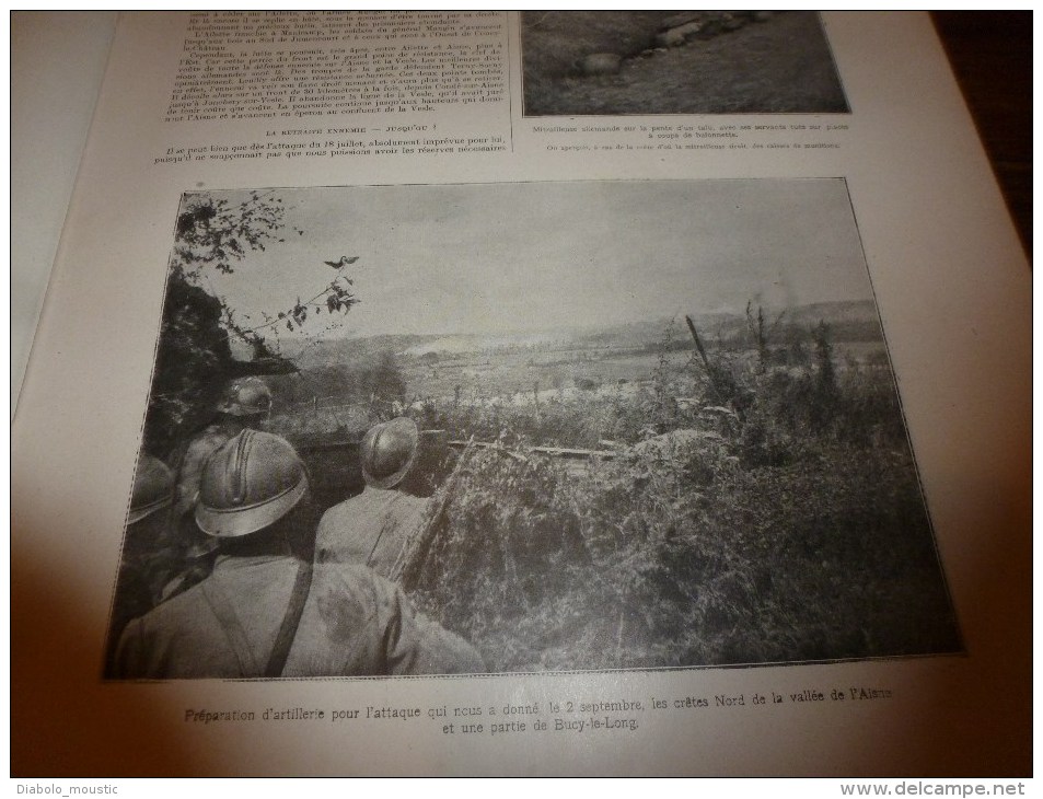 1918 Canadiens à Ecourt-St-Quentin;Gl MAISTRE;L'héroïne serbe Milounka Savitch de Koprivnitza;220 canons all;Russie;US