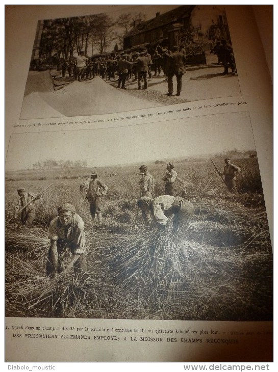 1918 Canadiens à Ecourt-St-Quentin;Gl MAISTRE;L'héroïne serbe Milounka Savitch de Koprivnitza;220 canons all;Russie;US