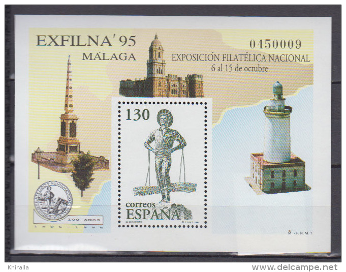 ESPAGNE  1995    BF     N°  66       COTE      2 € 75 - Blocs & Feuillets