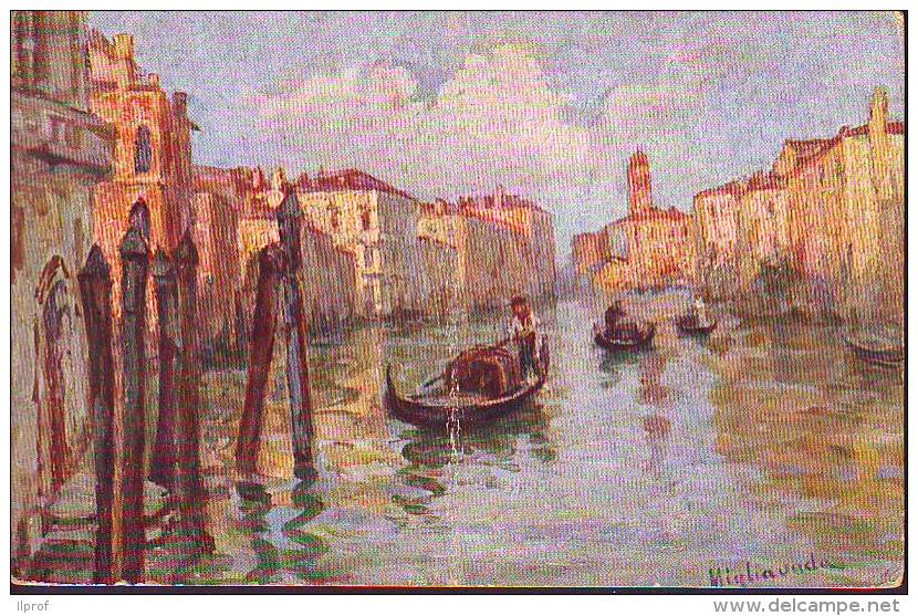 Venezia Canal Grande (ill. Migliavada)+Venezia Isola S.Giorgio (ill. Non Noto) - 1900-1949