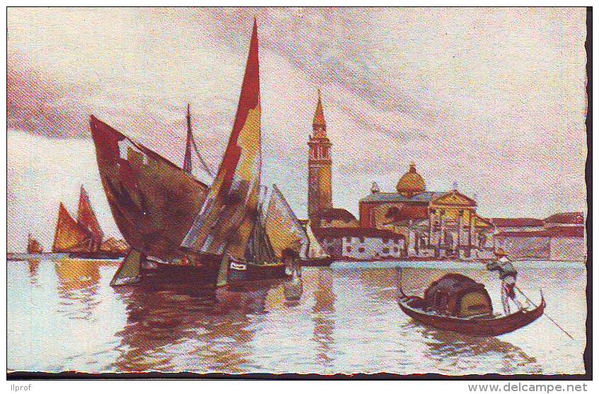 Venezia Canal Grande (ill. Migliavada)+Venezia Isola S.Giorgio (ill. Non Noto) - 1900-1949