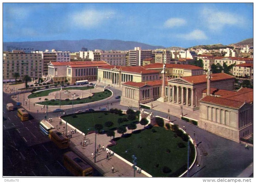 Athene - Universitatsstrasse - 4 - Formato Grande Non Viaggiata - Grecia
