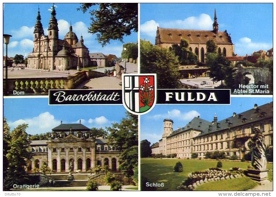 Barockstadt - Fulda - Vedutine - Formato Grande Viaggiata - Fulda