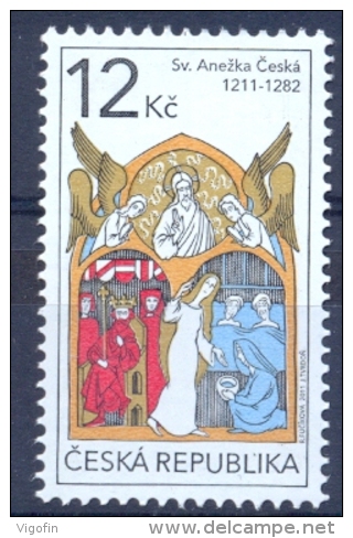 CZ 2011-668 SV.ANEŽKA &#268;EŠKA, CZECH REPUBLIK, 1 X 1v, MNH - Nuevos