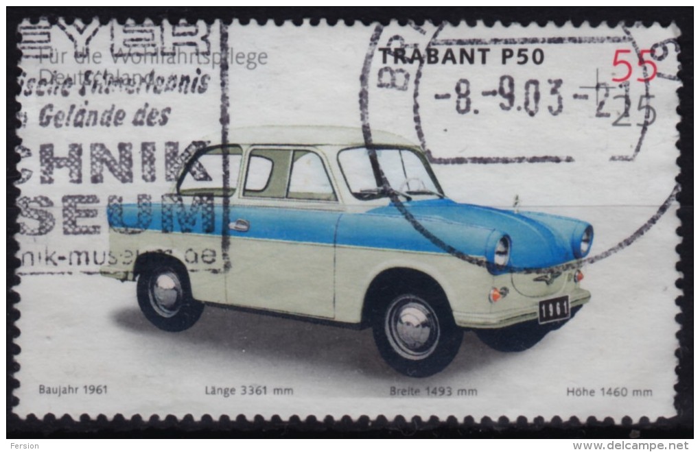 Trabant P50 / DDR - CAR AUTOMOBILE - 2000's Germany - Used - Viñetas De Fantasía