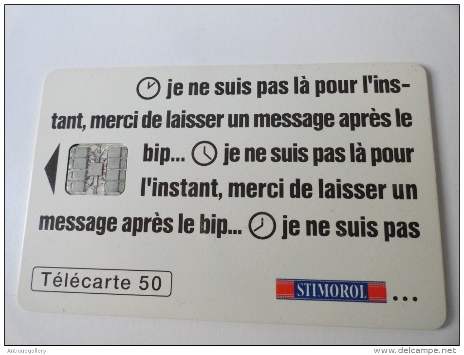 RARE : LOGO DE JO SUR STIMOROL 50U - Errors And Oddities