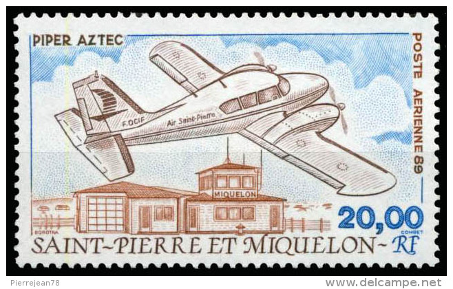 ST PIERRE ET MIQUELON ( PIPER AZTEC )  PA 68 1989 - Neufs