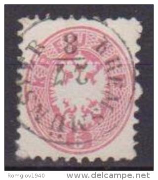 AUSTRIA   1863-64  AQUILA BICIPITE UNIF. 29 USATO - Usati