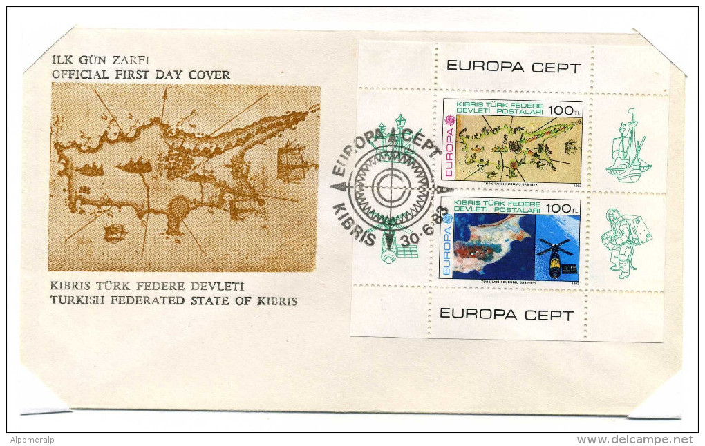 1983 - Michel #B4, EUROPA CEPT, FDC, Turkish Republic Of Northern Cyprus.* - Covers & Documents