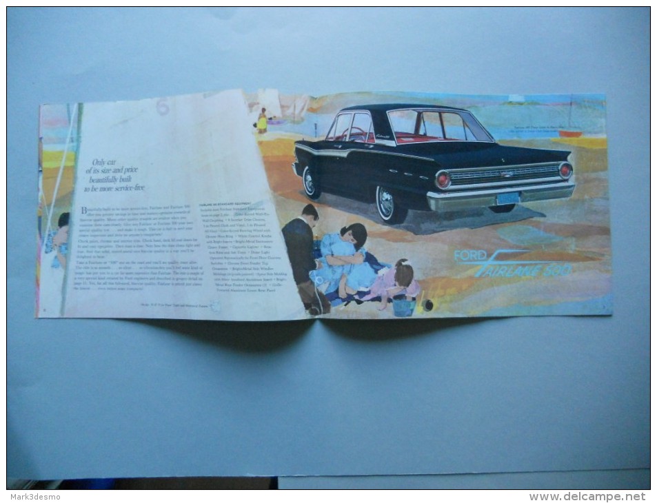 Ford Fairlane 500S 1962 Depliant Originale Factory Brochure Catalog Prospekt - Sonstige & Ohne Zuordnung