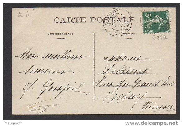 DF / 86 VIENNE / AVAILLES-LIMOUSINE / LE CHÂTEAU DE LA VIEILLE VILLE / CIRCULÉE EN 1911 - Availles Limouzine