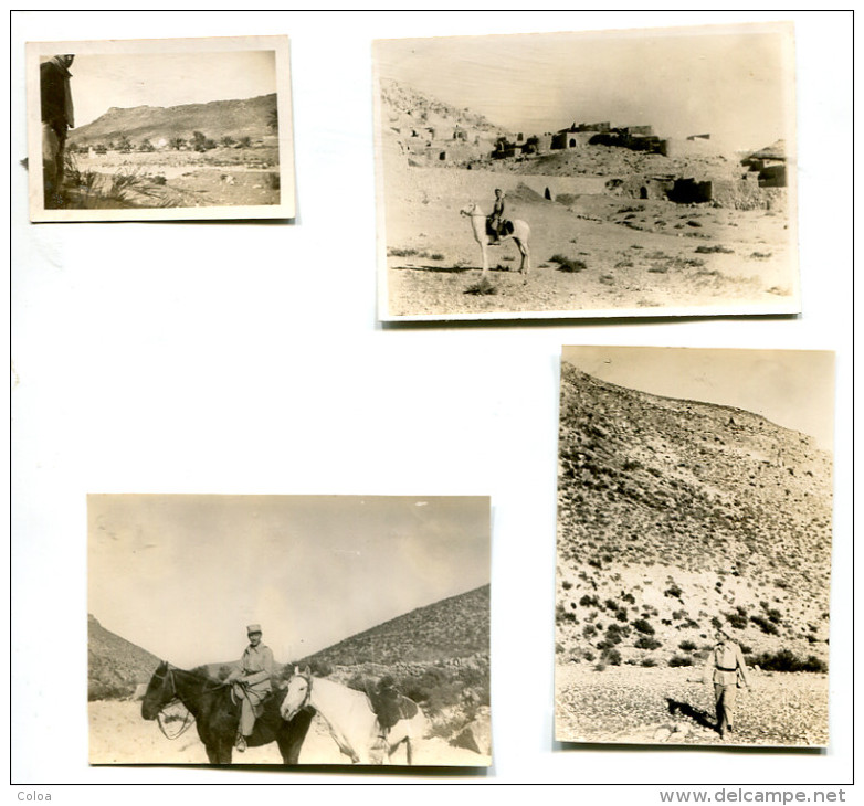 Maroc 10 Photographies Privées Manoeuvres Tirailleurs Marocains 1940 - Guerre, Militaire