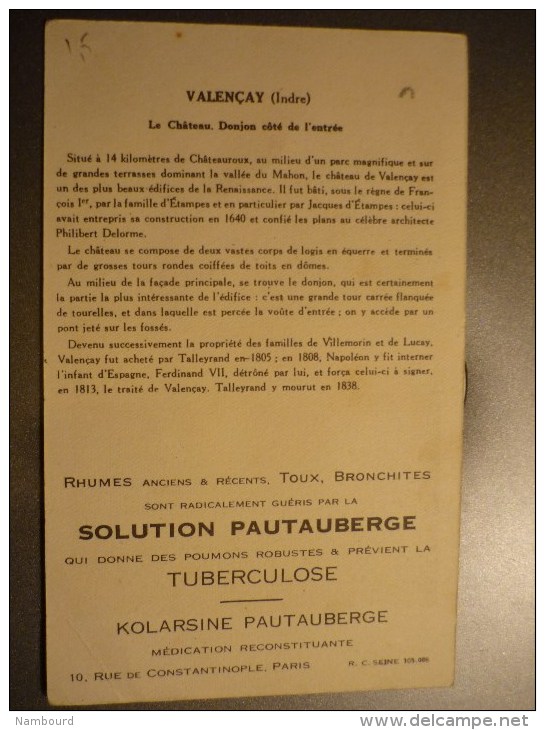 Solution Pautauberge /Valençay Le Chateau - Autres & Non Classés