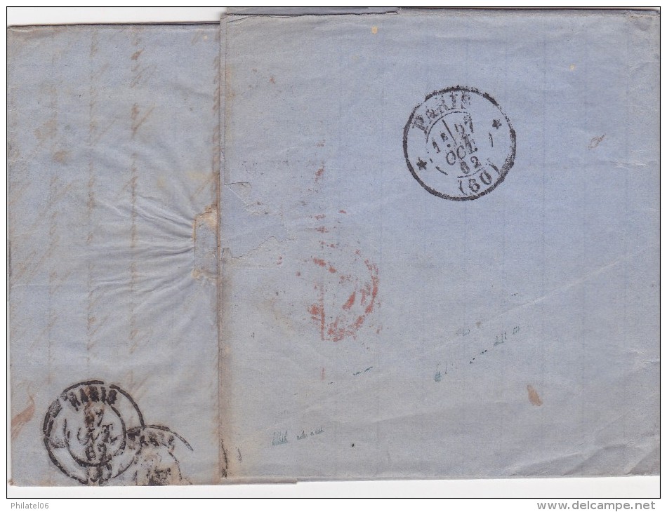 PRUSSE 1862  AVEC CORRESPONDANCE - Cartas & Documentos