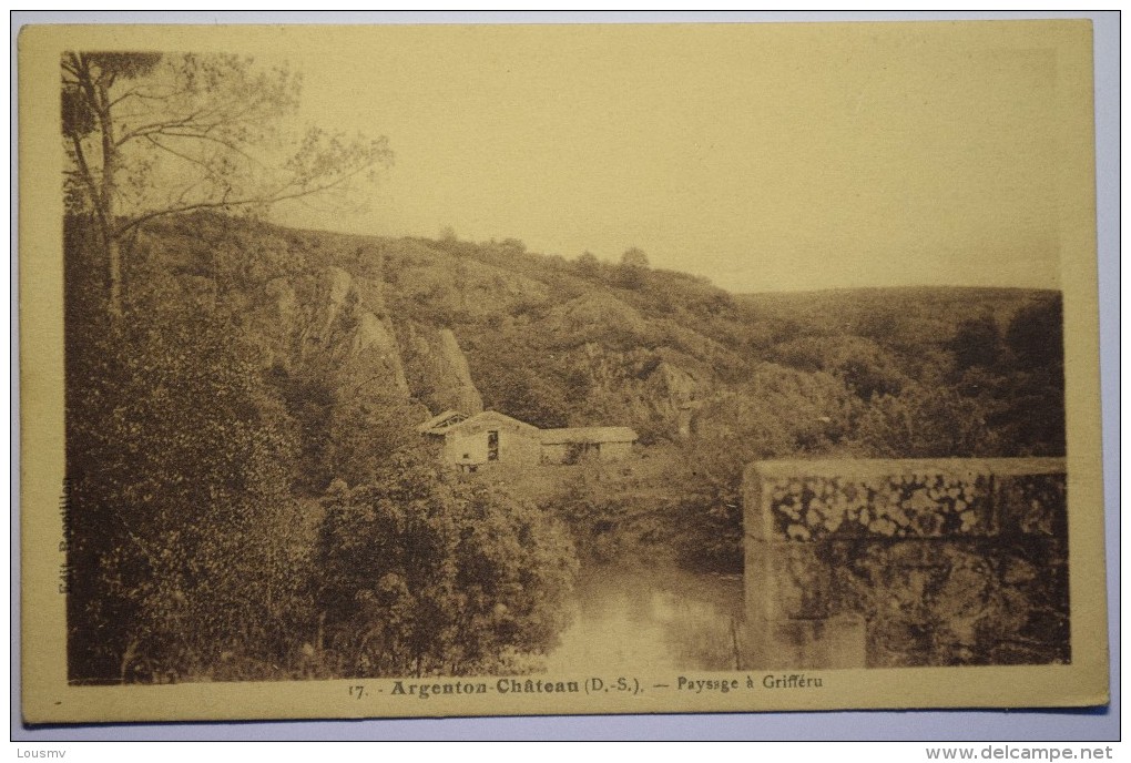79 : Argenton-Château - Paysage à Grifféru - Plan Inhabituel - (n°3278) - Argenton Chateau