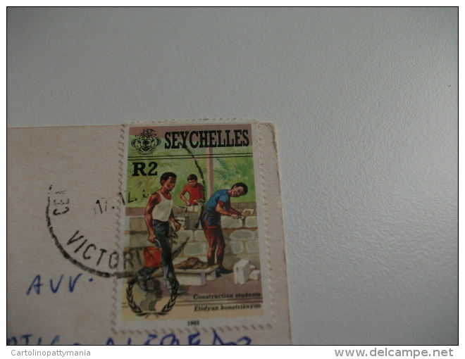 STORIA POSTALE FRANCOBOLLO COMMEMORATIVO SEYCHELLES ANSE GAULETTE MAHE - Seychelles