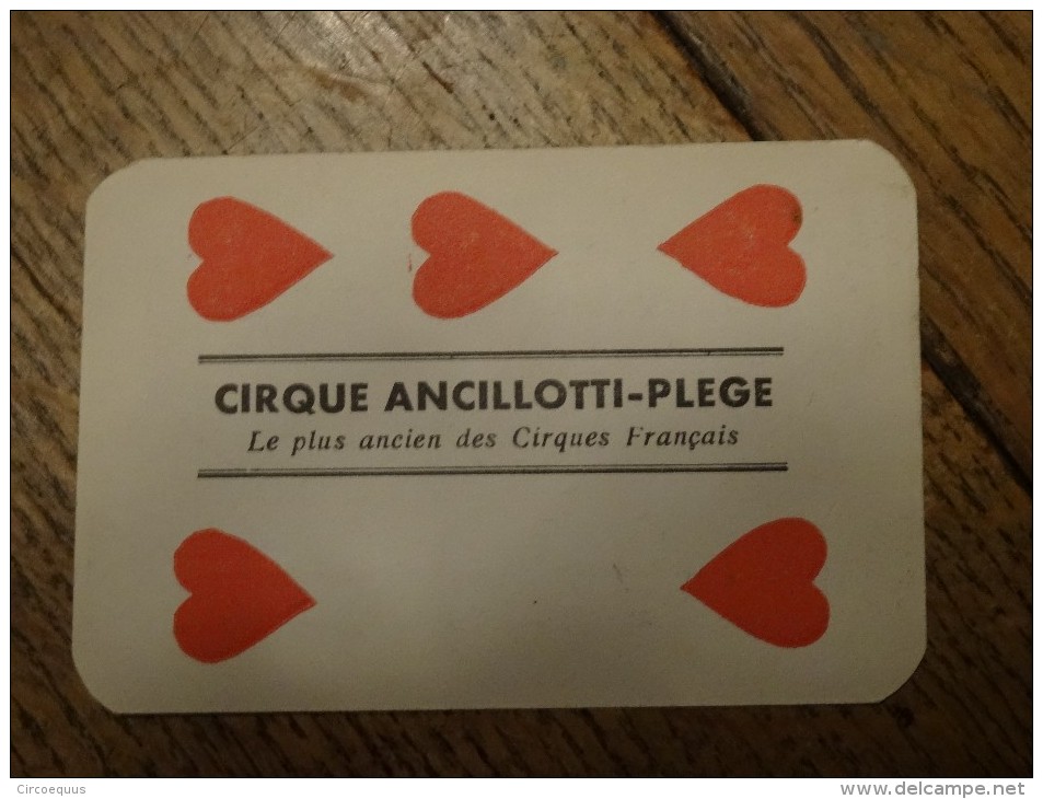 Cirque Circus Ancilotti Plège Carte Souvenir - Autres & Non Classés