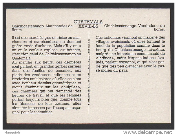 DF / ETHNIQUE ET CULTURE / GUATEMALA / CHICHICASTENANGO / MARCHANDES DE FLEURS / MARCHÉ - America