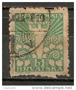 Timbres - Yougoslavie - 1919 - 5 F - - Oblitérés