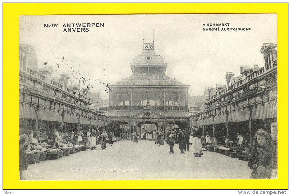 VIS-MARKT MARCHE AUX POISSONS : ANTWERPEN - MARKET MERCATO MERCADO            2856 - Marchés