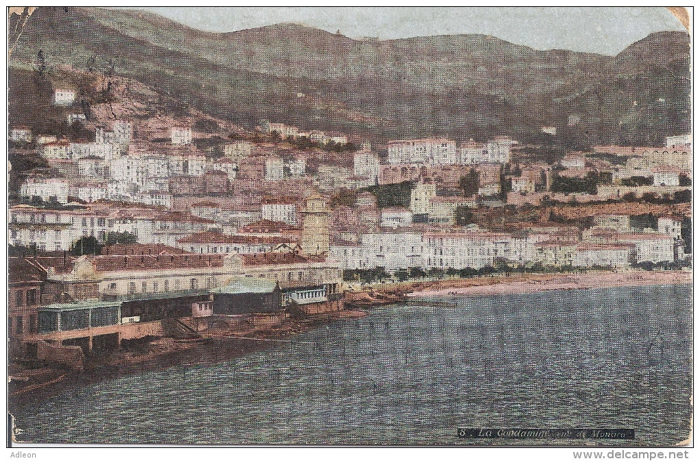 LA CONDAMINE Vue De Monaco (Aqua-Photo 1907) - La Condamine