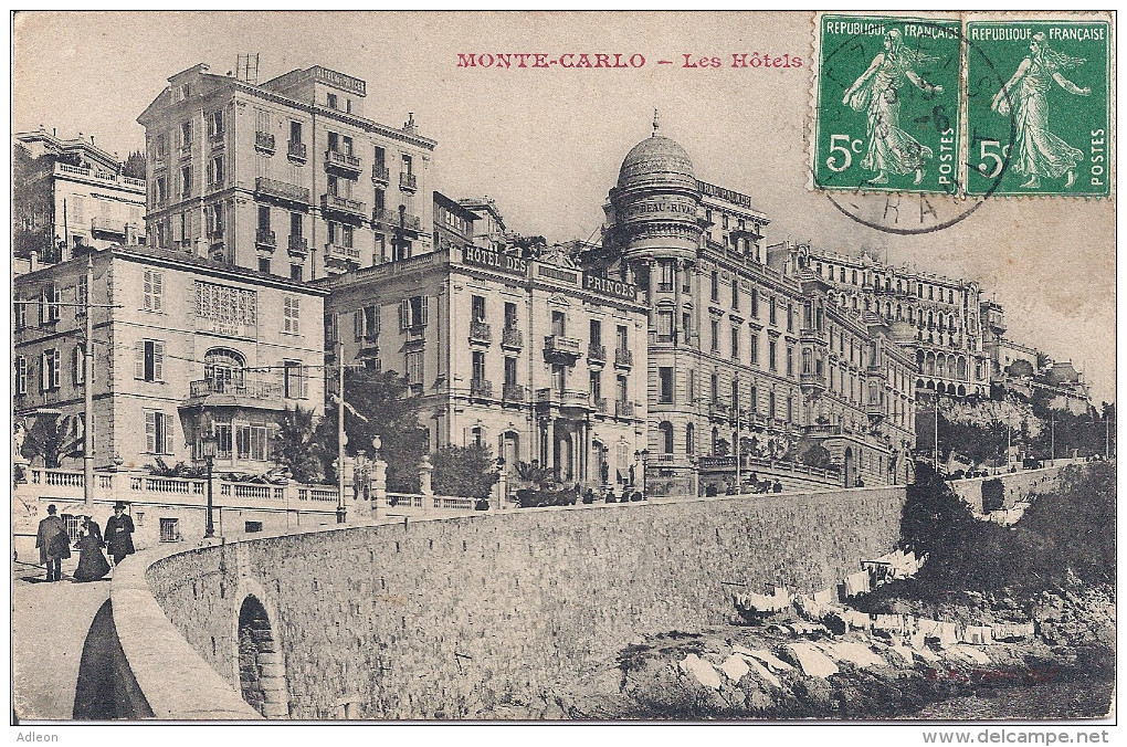 MONTE-CARLO - Les Hôtels (la Rampe Sans Les Arcades) - Hotels