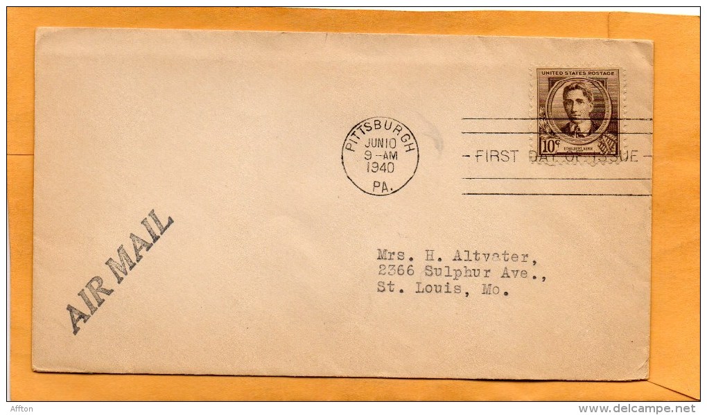 United States 1940 FDC - 1851-1940