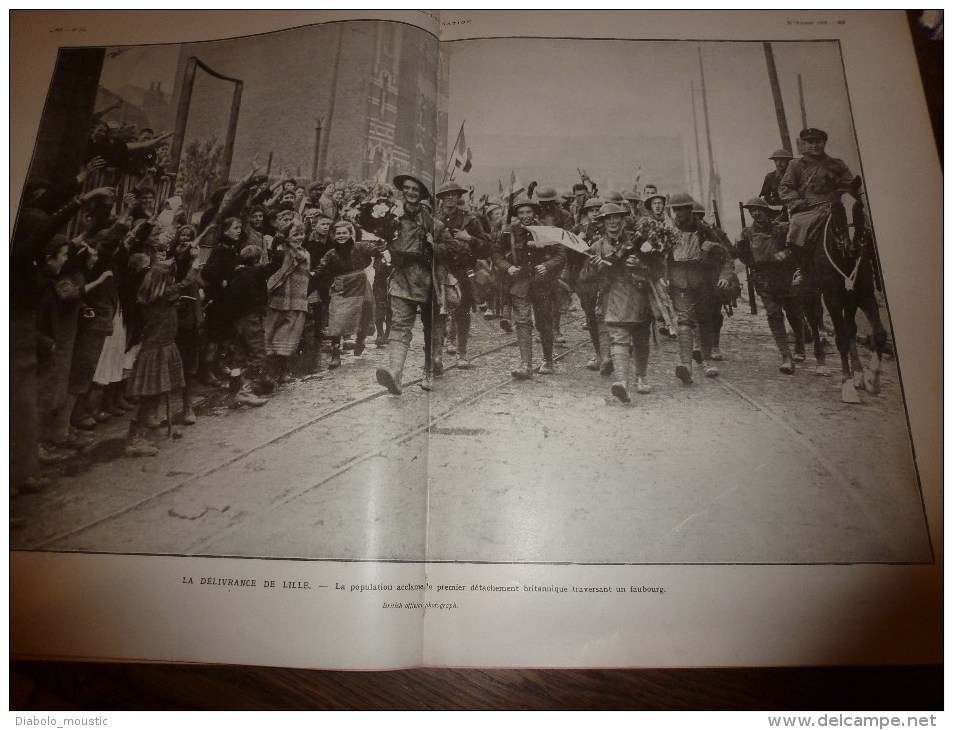 1918  Les CANONS et ENGINS de tranchée gagnés;British à LILLE;Chars RENAULT;Lens;Armée belge;4 médailles;US army;Laon