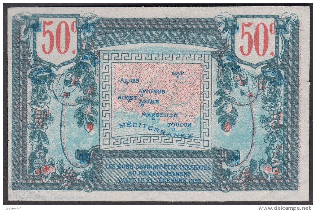 Région Provencale  " 50 Centimes  (JP 102/1) . - Chambre De Commerce