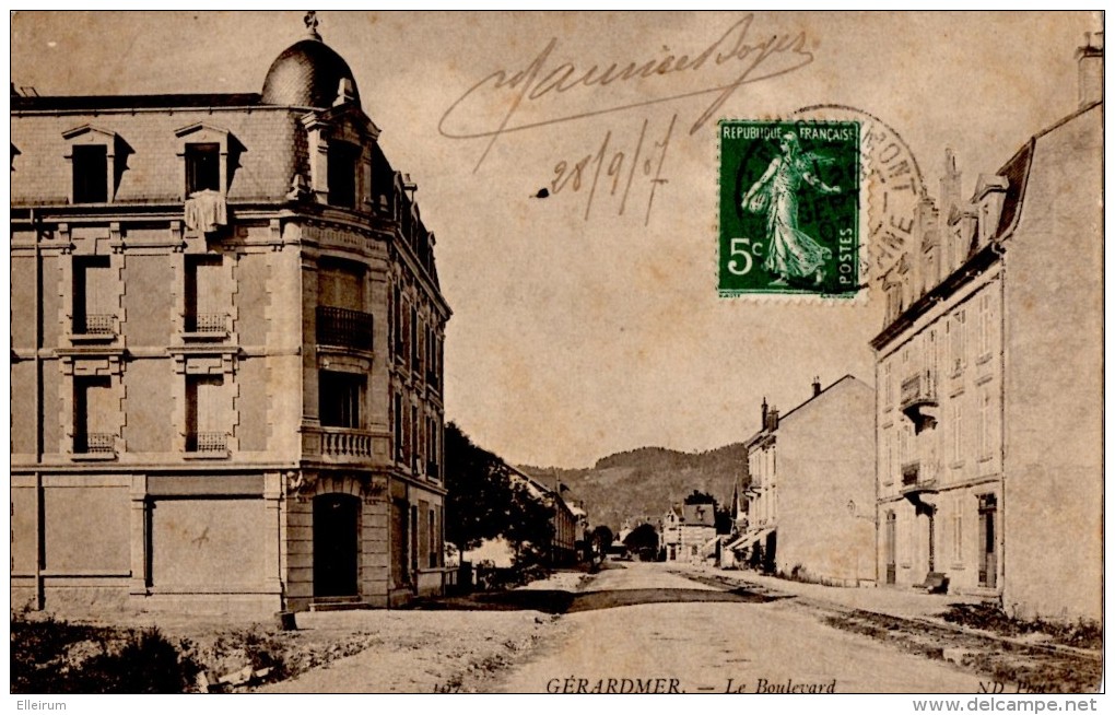 GERARDMER (88) LE BOULEVARD. - Gerardmer