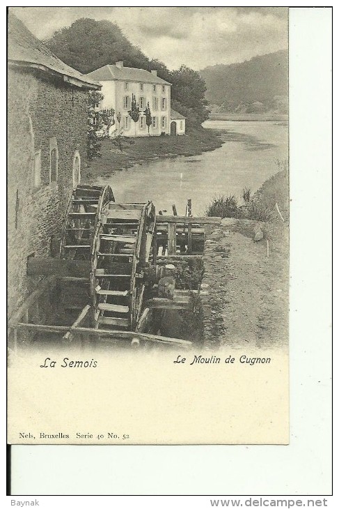 WM29   --   LA SEMOIS, BELGIE  --  LE MOULIN DE CUGNON   --   WATERMILL, MOULIN, MOLINO - Water Mills