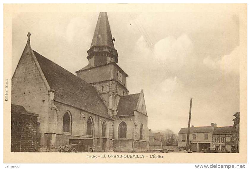 Depts Div -seine Maritime -ref Y284- Le Grand Quevilly - L Eglise -carte Bon Etat - - Le Grand-Quevilly