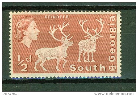 Rennes - SOUTH GEORGIA - Faune, Animaux - N° 9 ** - 1963 - Géorgie Du Sud