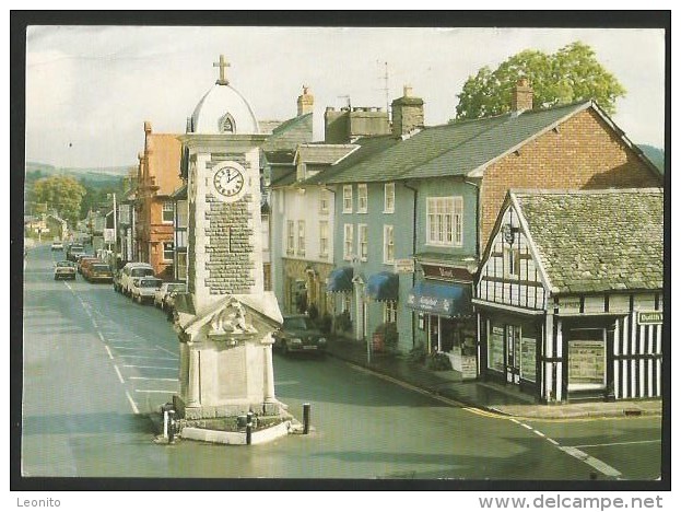 RHAYADER Town Centre Wales Radnorshire Llandrindod 1986 - Radnorshire