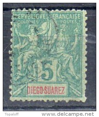 Diégo-Suarez  N°41 Oblitéré Défectueux - Used Stamps