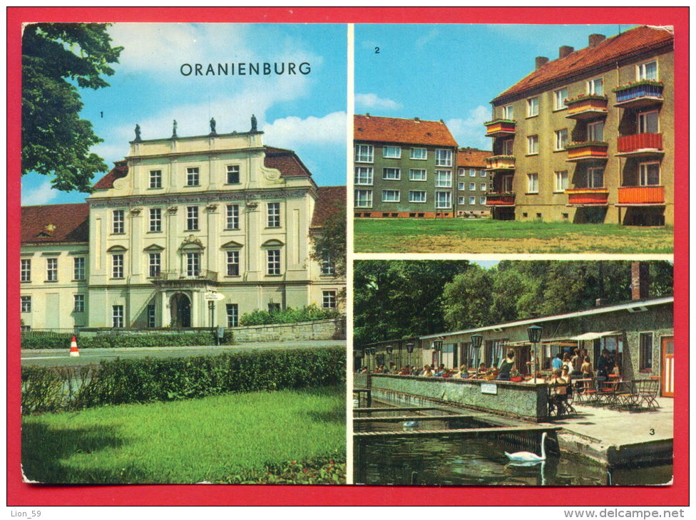 158840 / Oranienburg - SCHLOS , MATHIAS THESEN STRASSE , AM  LEHNITZEE , CAFE SWAN - Germany Deutschland Allemagne - Oranienburg