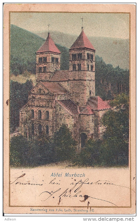 Abtei MURBACH (Carte Allemande 1900) - Murbach