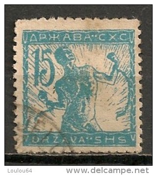 Timbres - Slovénie - 1919 - Slavonien Et Istrien - 15 F - - Slovénie