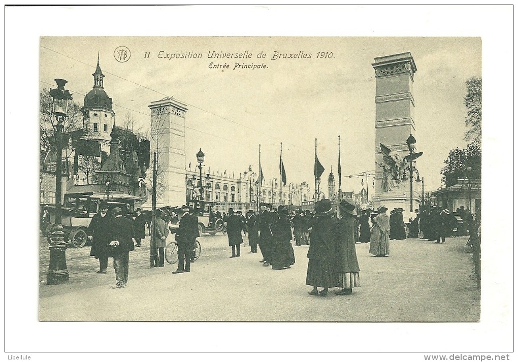 Exposition Universelle De Bruxelles 1910 ; Entrée Principale - Expositions