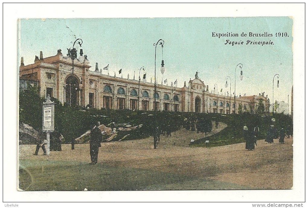 Exposition Universelle De Bruxelles 1910 ; Façade Principale - Expositions
