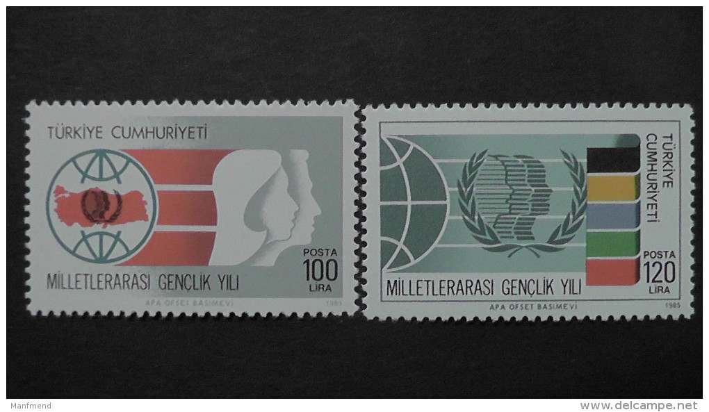 Turkey - 1985 - Mi:2718-9**MNH - Look Scan - Unused Stamps
