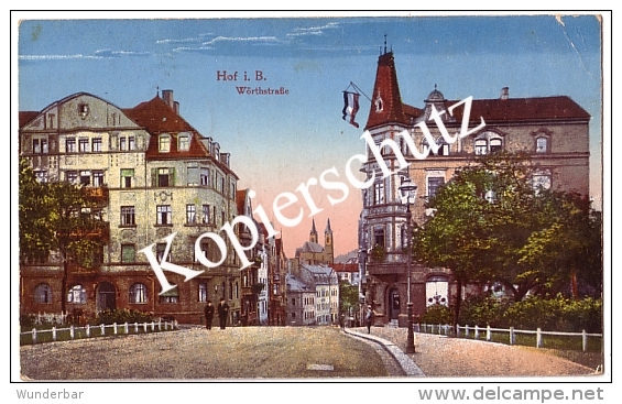 Hof I. B. 1916, Wörthstraße, Feldpost  (z1481) - Hof