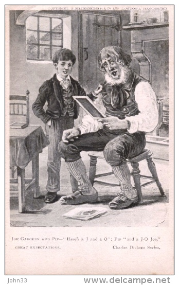 E.F. Manning  -  Joe Gargery & Pip In Dickens'"Great Expectations" - Autres & Non Classés