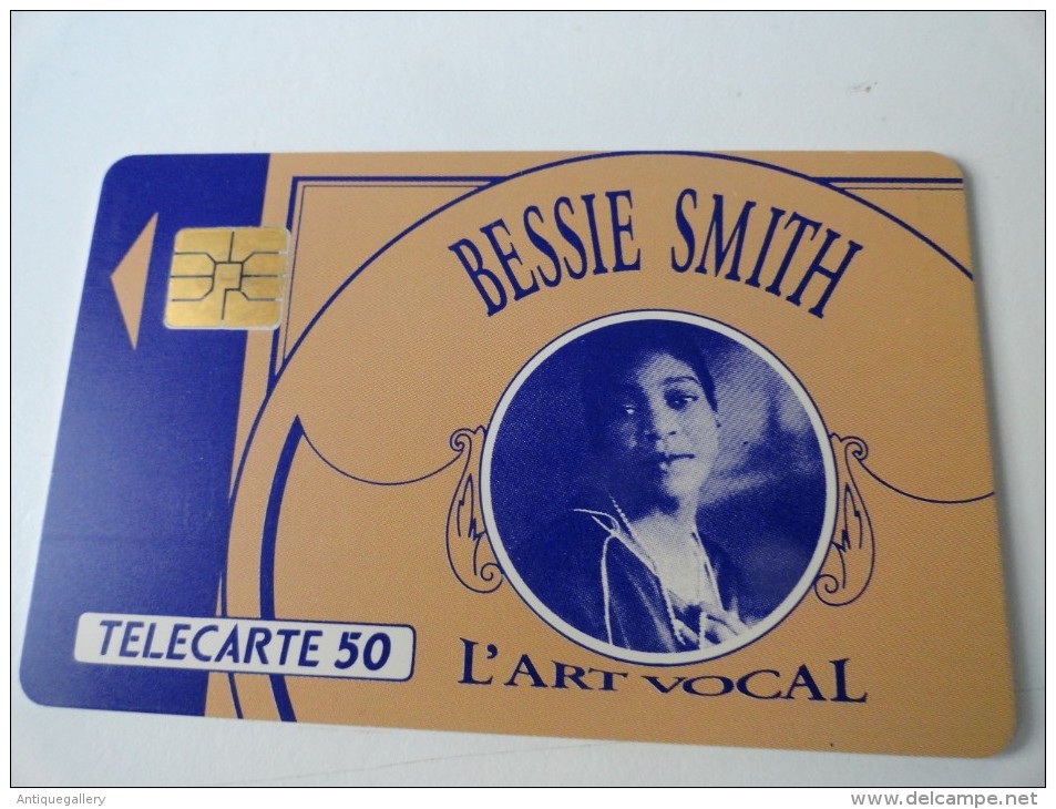 RARE : A COLLE SUR BESSIE SMITH SO3 50U - Errors And Oddities