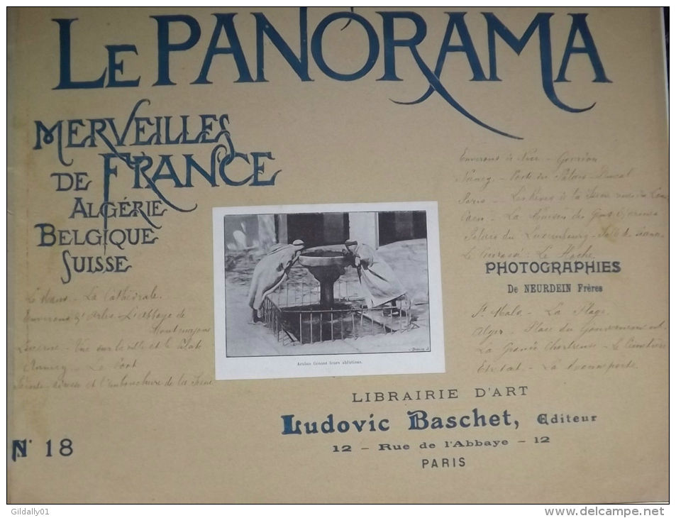 *LE PANORAMA* - N°18-Merveilles De France De Belgique Et De Suisse.  Vers 1900. - Zonder Classificatie