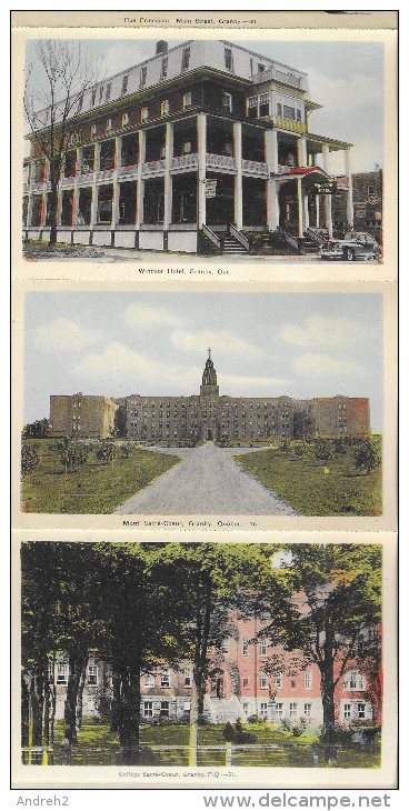 GRANBY - QUÉBEC - CARNET SOUVENIR - SOUVENIR FOLDER - VOITURES ANCIENNES - 17 PHOTOS